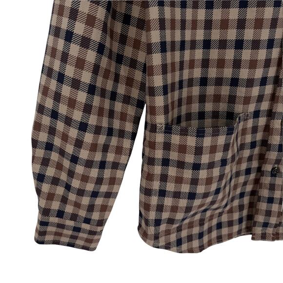 AYR Mens The Dive Long Sleeve Button Down Shirt Jacket Shacket Woody Plaid XS - Picture 6 of 10